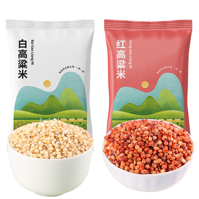 东北白高粱米5斤新米高品质