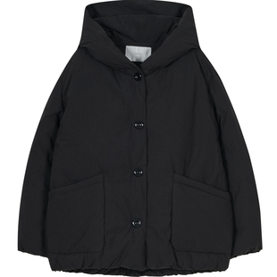 TYPESERVICE韩国直邮小众品牌冬季保暖连帽加厚面包服棉服外套