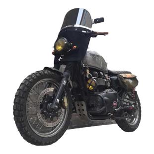 摩托车af旭风防长江750挡风龙嘉挡风鑫源400复古挡风哈雷挡风