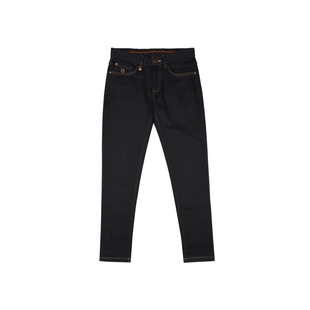 【防褪色】Raidy Boer/雷迪波尔2025年秋男棉刺绣植绒牛仔裤6022