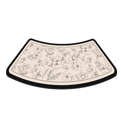 半弧形硅藻泥吸水防滑地垫