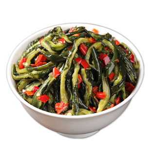 脆爽黄瓜皮湖南特产开胃咸菜下饭菜瓶装农家腌制酱菜爽口泡菜