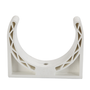 PVC管卡管夹U型管卡50/75/110管卡 管支架塑料管卡管托半圆卡马鞍