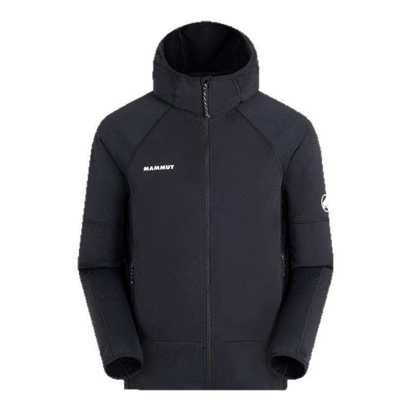MAMMUT猛犸象Massone男士户外徒步舒适有型防风中层连帽夹克