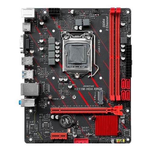 精粤H311主板cpu套装1151针支持6789代i3 9100F i5 9400F E3 V5