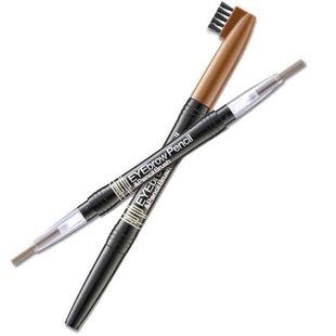 欧蒙眉笔双头带刷专柜正品初学者持久防水不晕染自动旋转一字眉