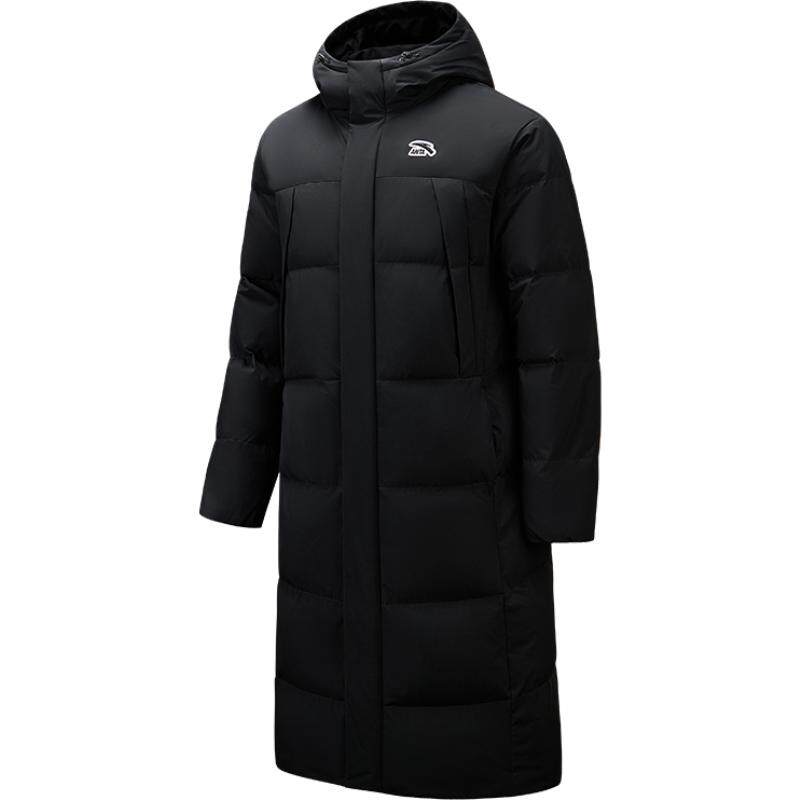 安踏欧文羽绒服男款2025冬季新款官方正品防泼水保暖连帽棉服外套