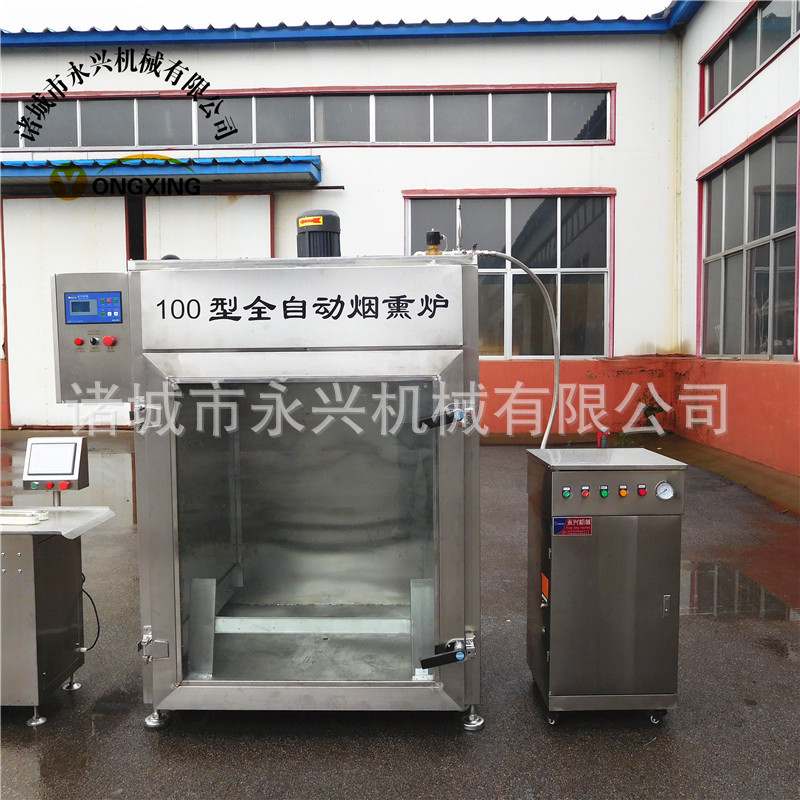 红肠烟熏炉 香肠生产线设备 灌香肠设备 烤肠生产线腊肠
