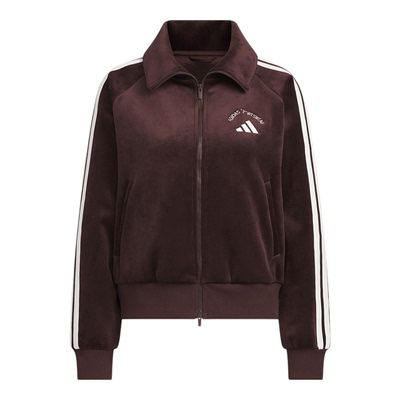 Adidas/阿迪达斯正品2025秋季款女士日常翻领耐穿刺绣外套KC0035