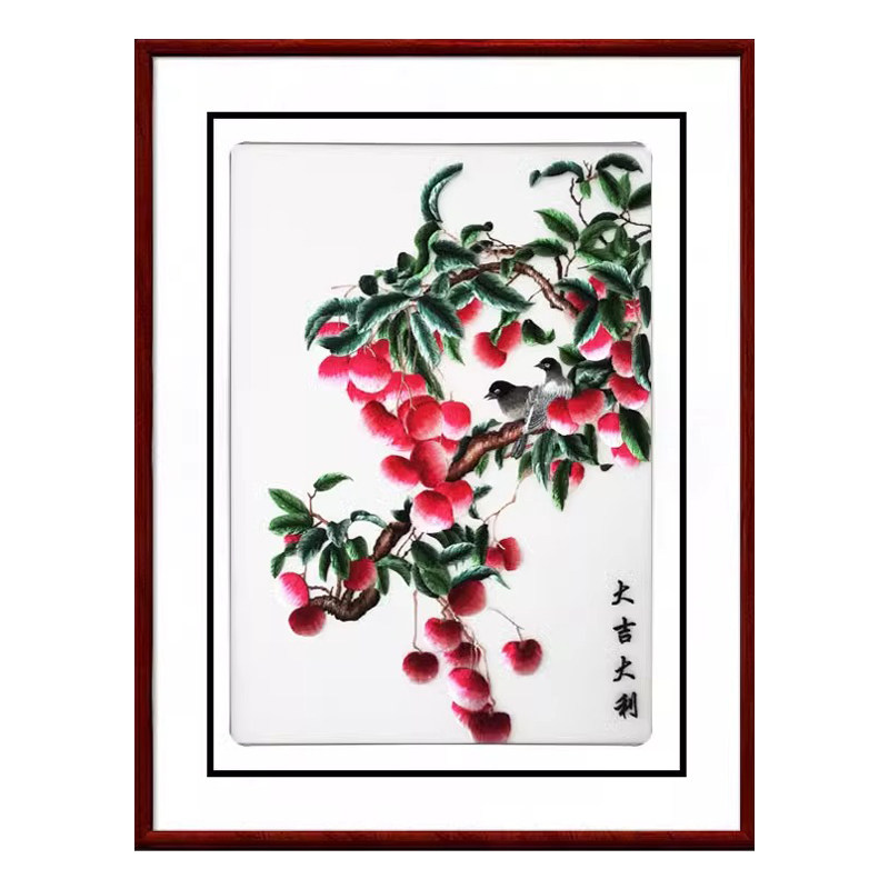 紫腾随轩中式苏绣挂画
