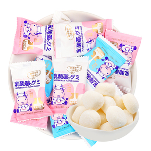 牛牛乳酸菌味橡皮糖批发散装网红儿童零食结婚软糖喜糖卡通糖果