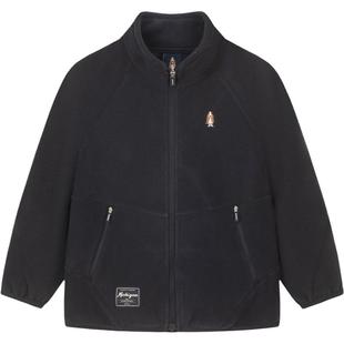 暇步士童装儿童摇粒绒外套春秋新品男大童外套厚休闲女童保暖上衣