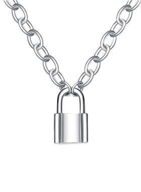 经典款之锁bm项链嘻哈街头风