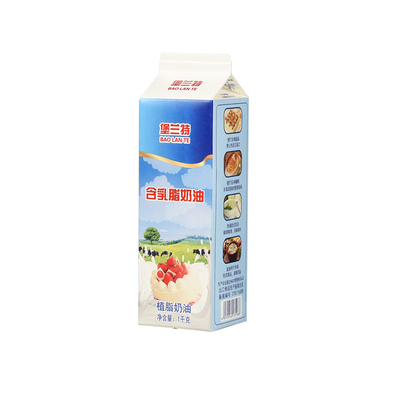 堡兰特淡奶油烘焙原料1L