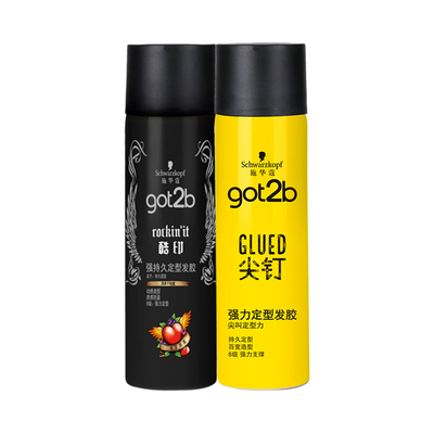 施华蔻发胶持久定型造型清爽蓬松