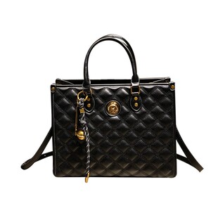 香港品牌包包2025新款真皮大容量手提包小香风高级斜挎单肩托特包