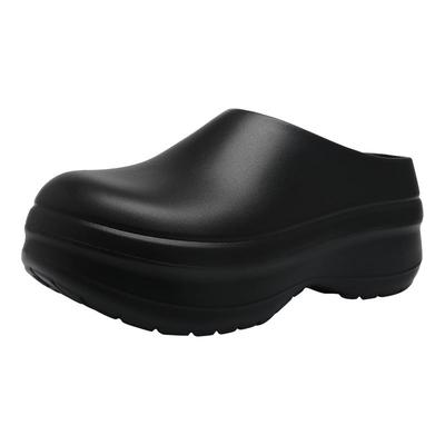 黑色耐磨耐脏厨师鞋男士2025新款