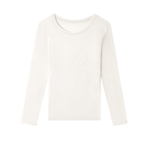 爱美丽空气暖Air含天丝羊毛秋冬季保暖内衣修身防寒上衣女棉毛衫