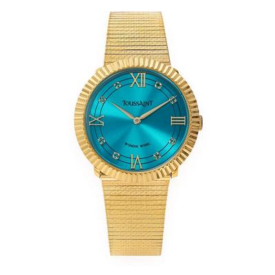 新款TOUSSAINT杜桑摩天轮系列手表 湖水蓝色