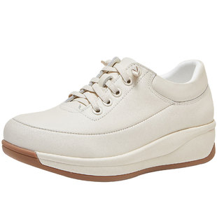 牛筋防滑底妈妈鞋真皮软底中老年舒适女鞋厚底鞋健步旅游休闲鞋女