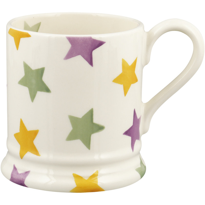 emma绿色紫色黄色星星中号马克杯