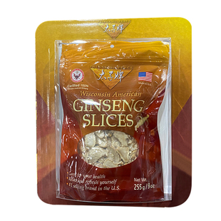 美国直邮 威斯康辛太子牌西洋参花旗参人参切片泡水进口送礼255g