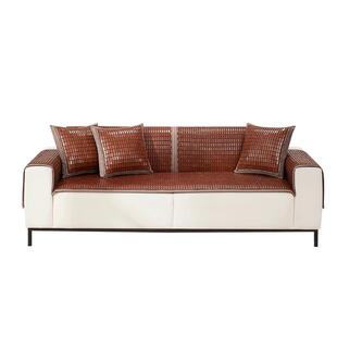 麻将凉席沙发垫夏季竹席坐垫2025新款夏天款红木竹凉垫子套罩定做