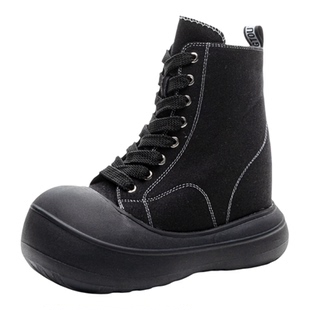 13cm厚底内增高松糕鞋2026新丑萌大头小白鞋休闲板鞋小个子增高鞋