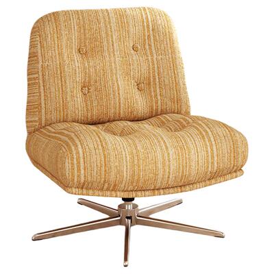 三梦中古风可旋转条纹懒人沙发椅