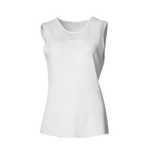 靓诺女士春秋针织内搭背心女圆领无袖上衣镂空薄款打底衫LB20111A