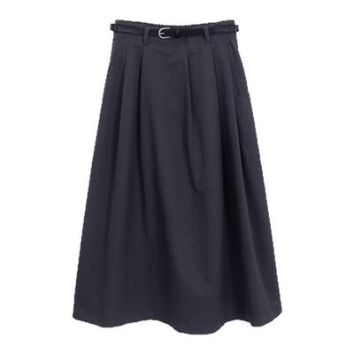 设计感口袋工装半身裙