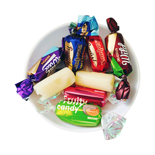 于福记草原牧场充气糖果多色糖果年货节日婚庆结婚喜糖分享散装糖