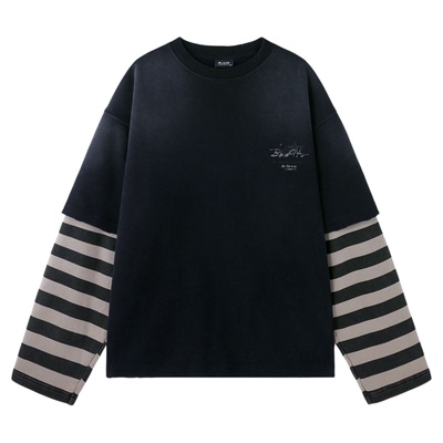 BJHG新男款美式做旧宽松卫衣外套