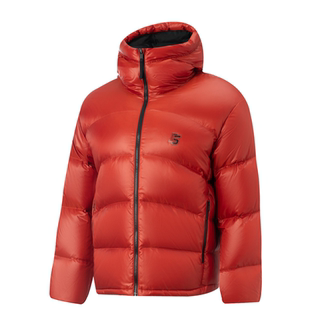 李宁短羽绒服2025冬男子篮球反伍防泼水宽松鸭绒加厚外套 AYMV501