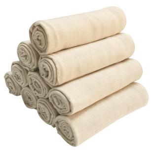 贝贝叶彩棉婴儿尿布纱布透气新生儿宝宝纯棉瞬吸透气介子可洗棉布