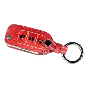 真牛皮钥匙套适用于大众高尔夫速腾朗逸探歌探影途观凌度蔚领宝来