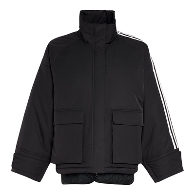 Adidas/阿迪达斯正品三叶草女士休闲立领保暖运动宽松棉服KS5330