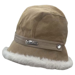 骑电动车防风帽女款冬天加绒加厚保暖护耳渔夫帽女骑车不掉蒙古帽