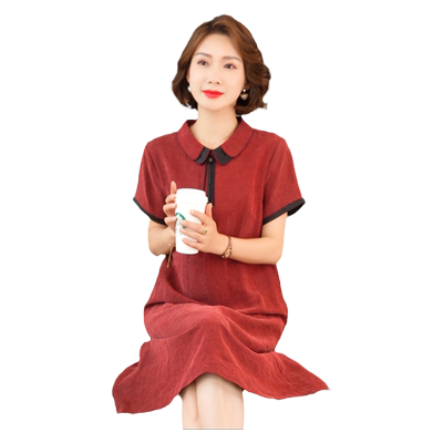 迪芬璐嘉气质复古真丝香云纱