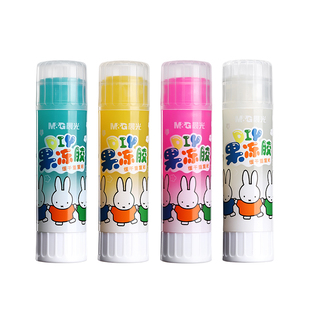 晨光固体胶棒幼儿园儿童可水洗果冻胶棒小学生专用手工胶水15g大号高粘度财务单据手账手帐棒棒胶双面胶