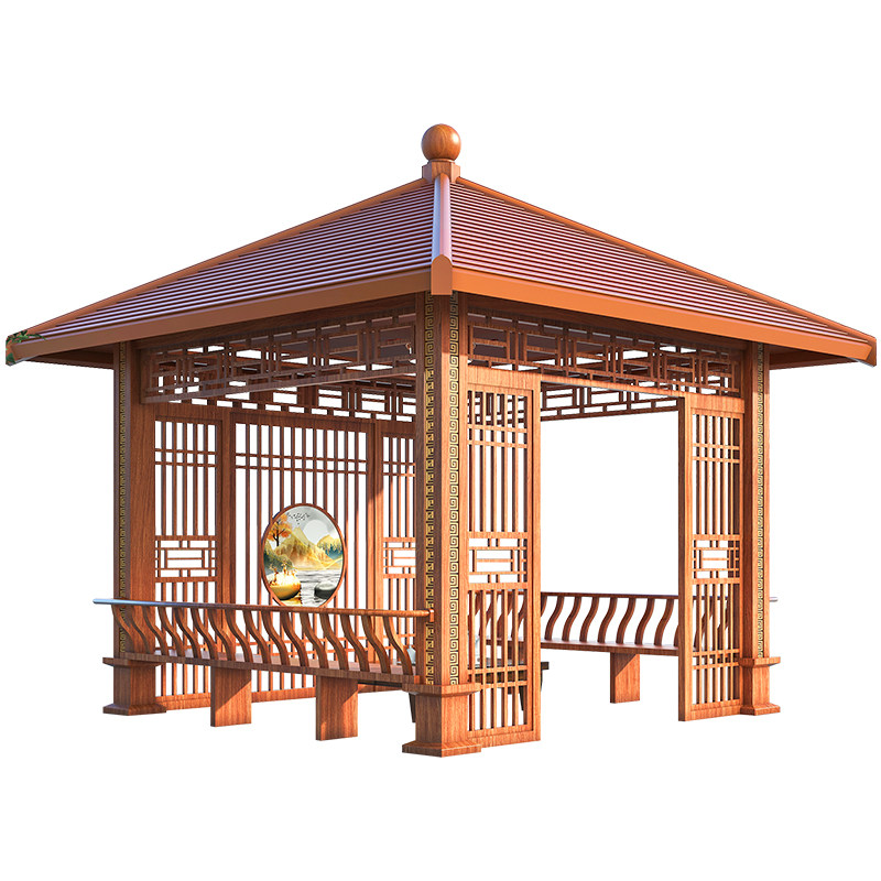 仿古欧式凉亭四角亭古建景观凉亭