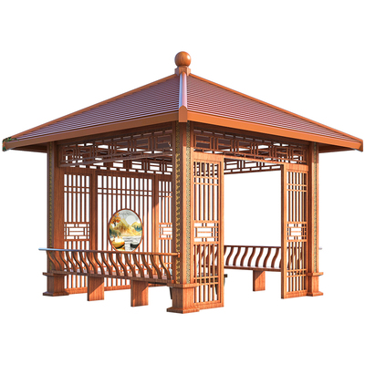 仿古欧式凉亭四角亭古建景观凉亭