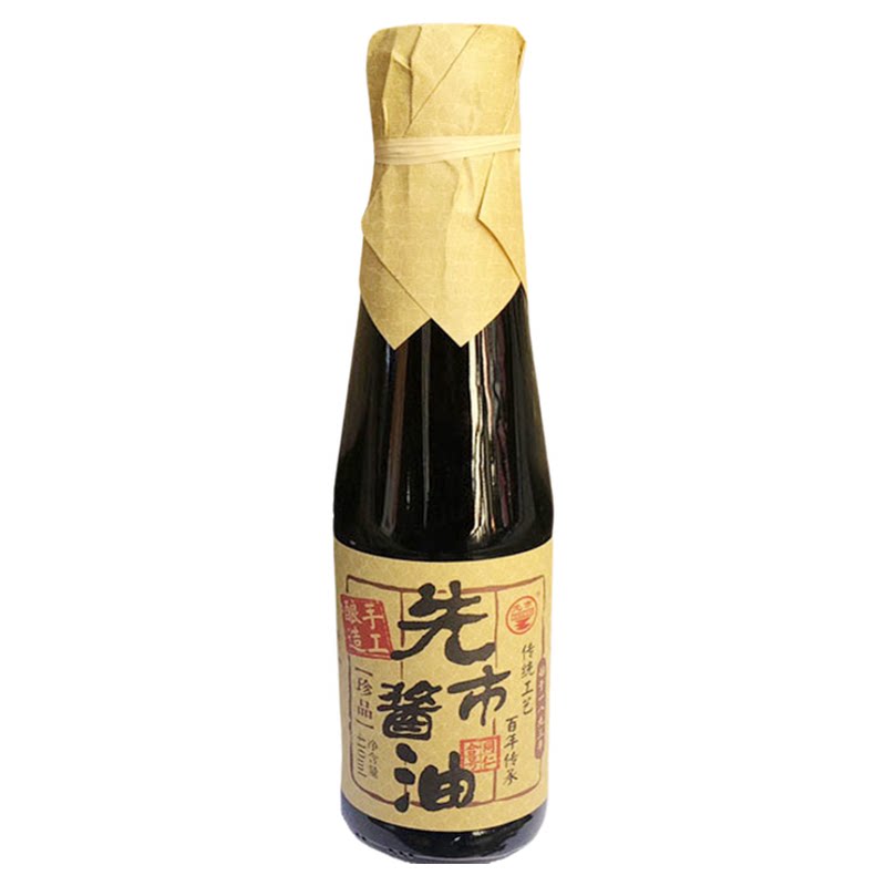 合江先市酱油泸州传统三年手工珍品410ml粮食酿造厨房调味无添加