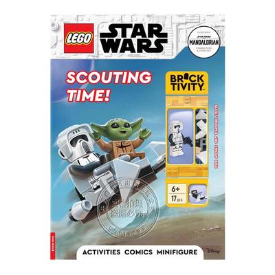 预售英文原版 LEGO?星球大战? 侦察时间活动手册附侦察兵迷你人偶 LEGO? Star Wars?: Scouting Time Activity Book