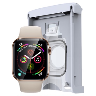 膜力佳s11钢化膜适用苹果手表保护膜iwatch S10钢化膜3D热弯无尘仓S7/8/9/6新款applewatchSE圈曲面覆盖贴膜