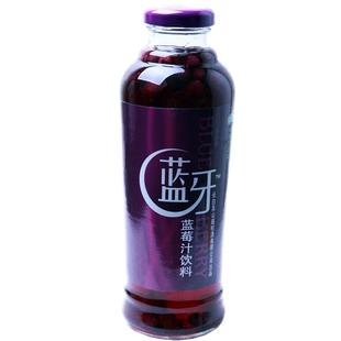 蓝牙大紫蓝莓汁包邮果料饮料 420ml*12瓶 年货