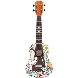 欧阳娜娜同款TOM尤克里里联名女生款高颜值初学者入门专业级演奏