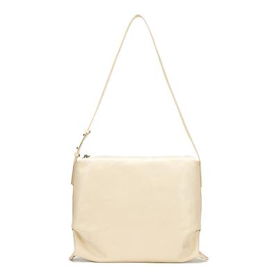 包小姐与鞋先生春季米白简约手工打孔单肩包女251490