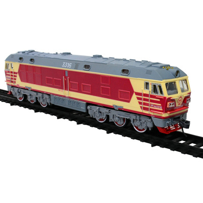 奋发火车模型仿真东风白皮带灯