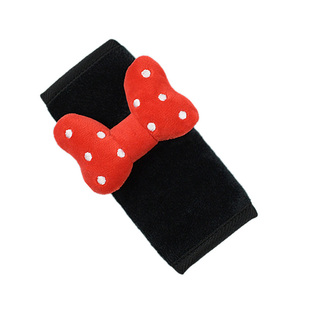 卡通可爱云朵熊猫汽车安全带护肩套短款车载保险带保护车内装饰品